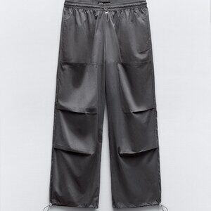 Zara Nylon Pants with Pockets